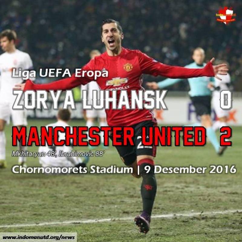 Review: Zorya Luhansk 0-2 Manchester United
